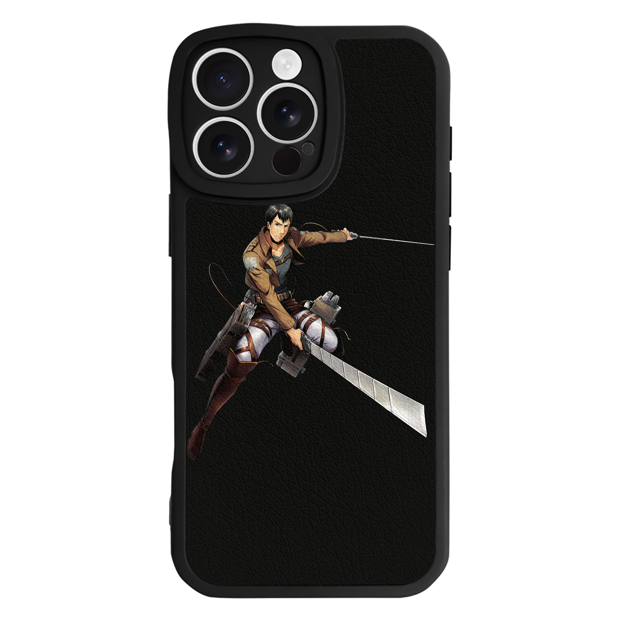 （画像用） 進撃の巨人 ベルトルト・フーバー Attack on Titan Bertholdt Hoover 【iPhone 16シリーズ対応】シリコンスマホケース（レザー調） 材質：シリコン